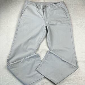 Bonobos Men's Size 34X30 Straight Fit Gray Golf Chino Pants